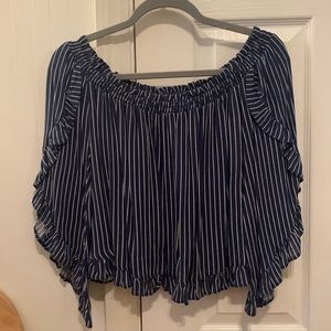 American eagle off the shoulder blouse!